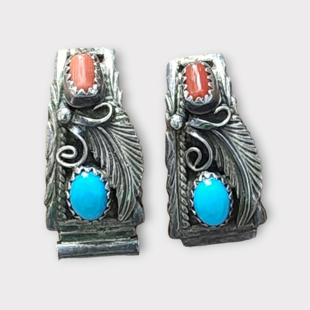 Running bear Sterling silver watchband extender‎